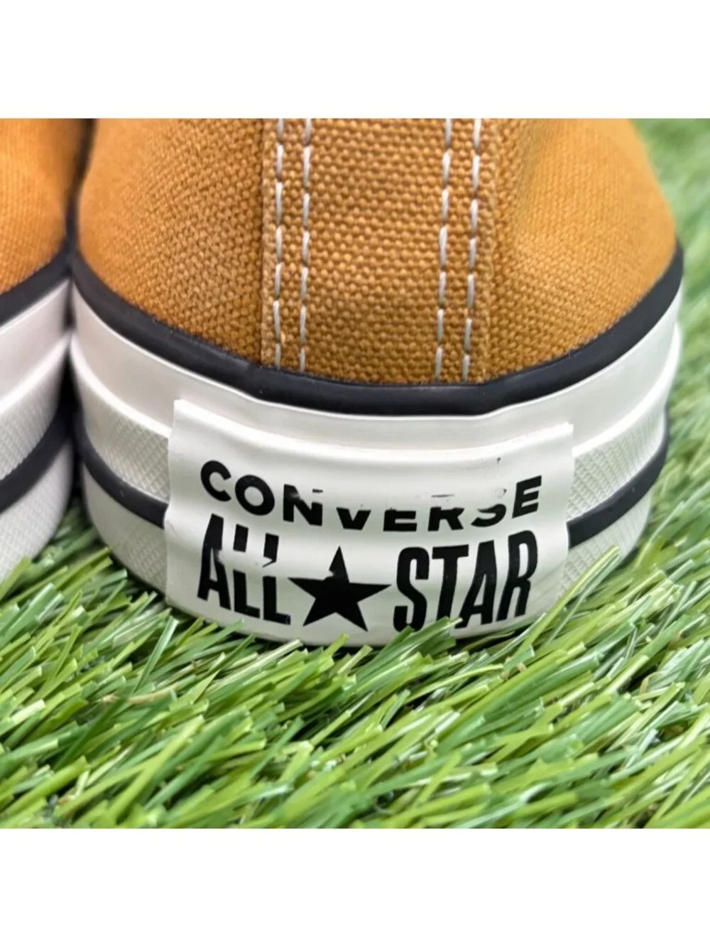 Converse Chuck Taylor All Star Hi Womens Size 7 Amber Athletic Shoes Sneakers